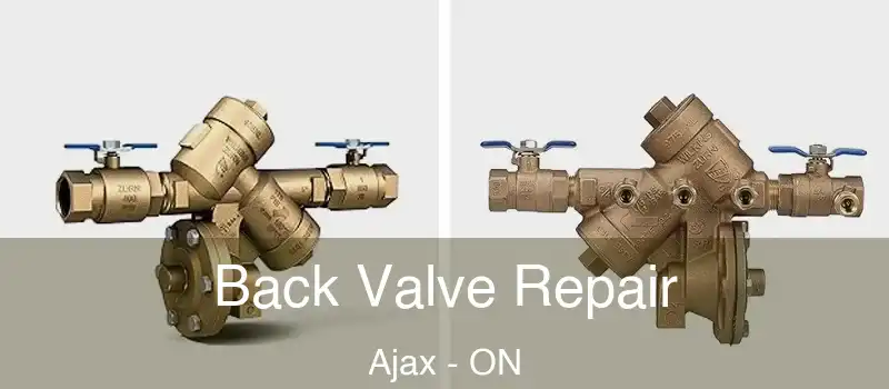 Back Valve Repair Ajax - ON