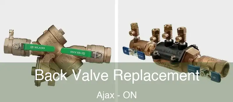  Back Valve Replacement Ajax - ON