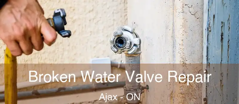  Broken Water Valve Repair Ajax - ON