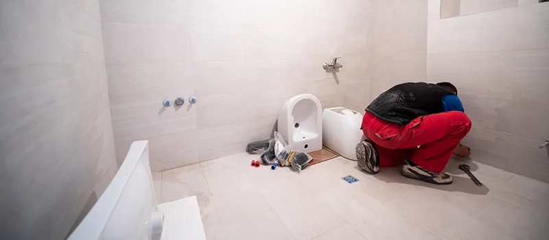 Basement Bathroom Shower Installation in Ajax, Ontario