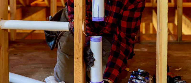 Process of Rough In Plumbing in Ajax, Ontario