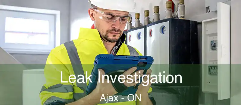 Leak Investigation Ajax - ON