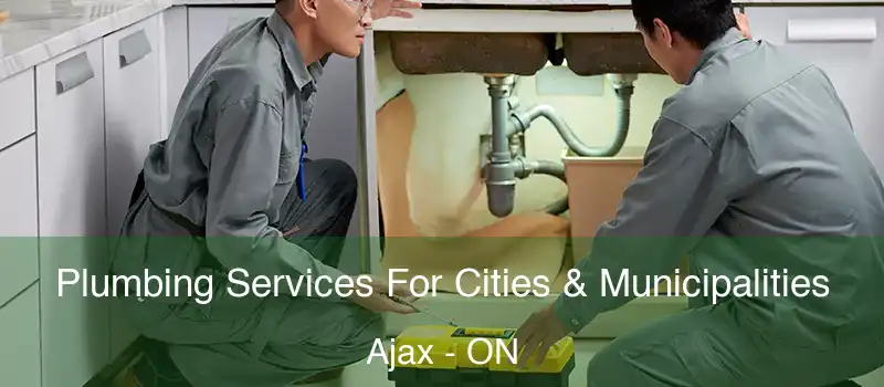 Plumbing Services For Cities & Municipalities Ajax - ON