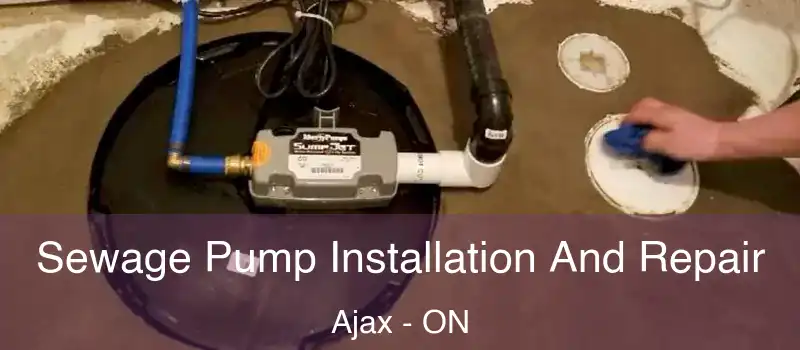  Sewage Pump Installation And Repair Ajax - ON